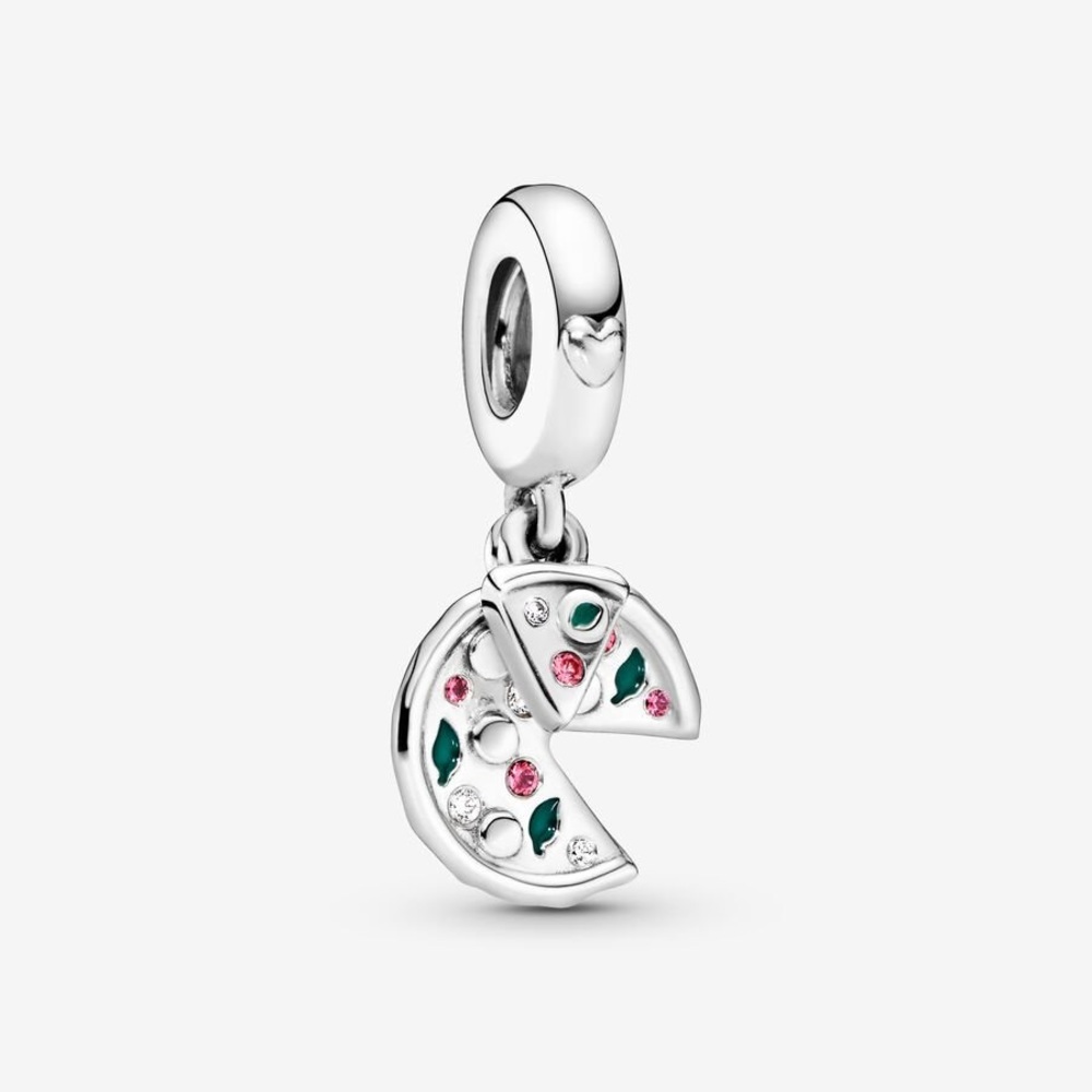 PANDORA pizza love dangle charm